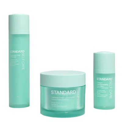 Standard Self Care Green Bioactive Hydration Collection Set - Clean & Anti-aging Three-step Routine