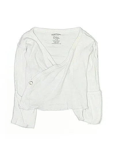 Pre-owned Standard Textile Babies' Long Sleeve T-shirt In Silver