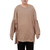 Standards & Practices Full Sleeve Relaxed Top In Camel