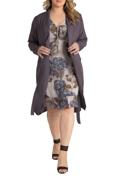 Standards & Practices Sunshine Lavender Duster In Dark Purple