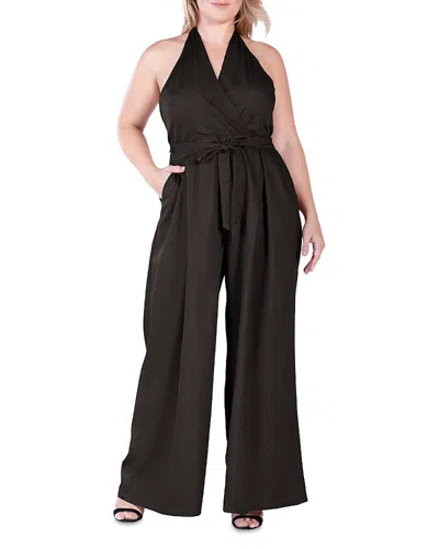 STANDARDS & PRACTICES STANDARDS & PRACTICES WIDE LEG HALTER JUMPSUIT