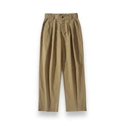 Standardtypes Adjustable Waist Trousers Khaki St069 In Neutrals
