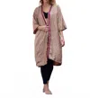 Standawt Leila Reversible Saree One Size Kimono In Multi In Brown