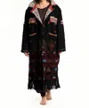 Standawt Merino Wool Coat In Black/gold In Blue