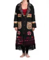 Standawt Rare Merino Wool Coat In Black/orange/yellow In Multi