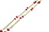 Standawt Women's Coral Sunglasses Chain In Red In Red