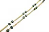 Standawt Women's Glass Tone Sunglasses Chain In Green In Green