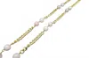 Standawt Women's Rose Quartz Sunglasses Chain In Pink In Pink