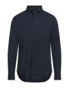 Standbridge Man Shirt Midnight Blue Size 17 ½ Cotton, Polyamide, Elastane