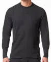 Stanfield's Men's Heatfx Heavy Base Layer Long Sleeve Undershirt In Black
