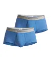 Stanfield's Men's Supreme Cotton Blend Regular Rise Briefs, Pack Of 2 In Deep Denim Mix