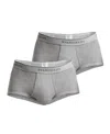 Stanfield's Men's Supreme Cotton Blend Regular Rise Briefs, Pack Of 2 In Gray Mix