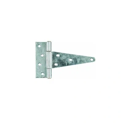 Stanley 1" H X 1" W  Surface Mount Single Door Hinge In Galvanized