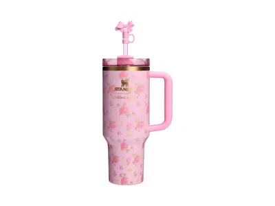 Pre-owned Stanley 1913 X Loveshackfancy Flowstate Quencher 40oz Tumbler In Ibiza Sunset
