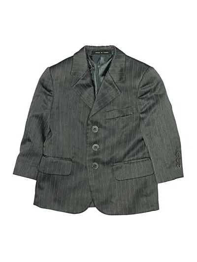 Pre-owned Stanley Blacker Kids' Blazer Jacket In Gray