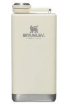 Stanley Classic Easy Fill 8-ounce Wide Mouth Flask In Cream Gloss