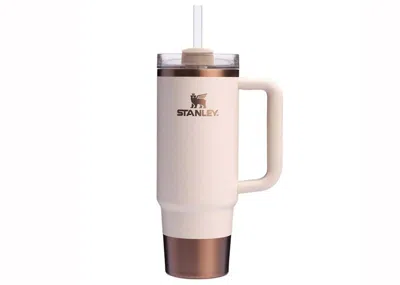 Pre-owned Stanley Comfort & Joy Collection Flowstate Holiday Quencher 30oz Tumbler In Gilded Sugar