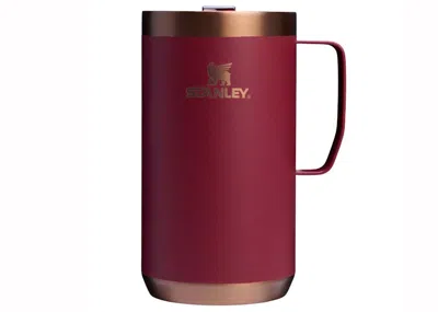 Pre-owned Stanley Comfort & Joy Collection Holiday Stayhot Camp 24oz Mug In Gilded Pomegranate