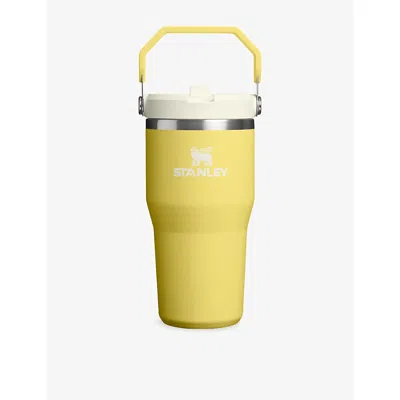 Stanley Daffodil Iceflow™ Flip-straw Stainless-steel Bottle 0.6l In Yellow