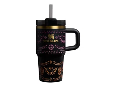 Pre-owned Stanley Dia De Muertos Quencher H2.0 Flowstate 20oz Tumbler In Midnight Catrina