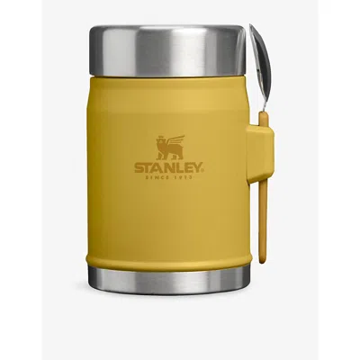 Stanley Dijon Classic Legendary Stainless-steel Food Jar And Spork 0.4l In Yellow