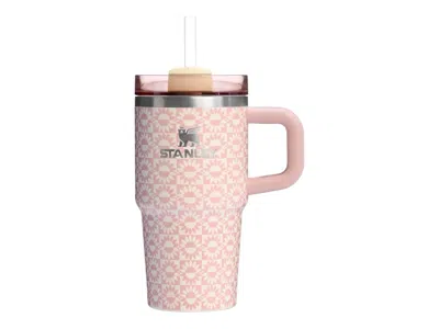 Pre-owned Stanley Flowstate Quencher 20oz Tumbler In Peach Whip Sunflower