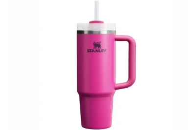 Pre-owned Stanley Flowstate Quencher 30oz Tumbler Fuchsia