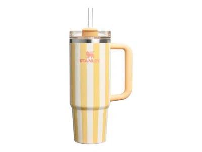 Pre-owned Stanley Flowstate Quencher 30oz Tumbler In Butter Cabana Gloss