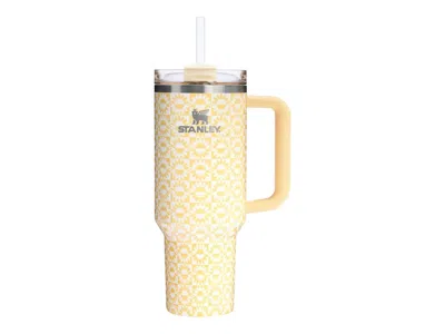 Pre-owned Stanley Flowstate Quencher 40oz Tumbler In Butter Sunflower