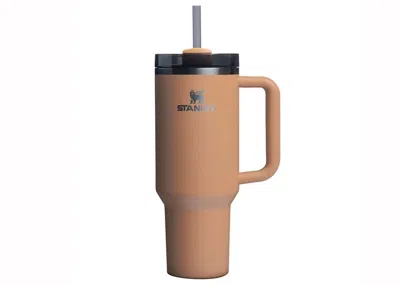 Pre-owned Stanley Flowstate Quencher 40oz Tumbler In Camel