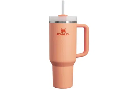 Pre-owned Stanley Flowstate Quencher 40oz Tumbler In Nectarine