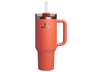 Pre-owned Stanley Flowstate Quencher 40oz Tumbler In Pumpkin Spice
