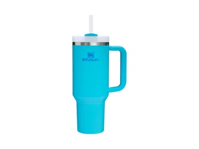 Pre-owned Stanley Flowstate Quencher 40oz Tumbler In Splash In Blue