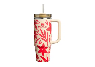 Pre-owned Stanley Flowstate Quencher H2.0 30oz Tumbler In Resort Floral
