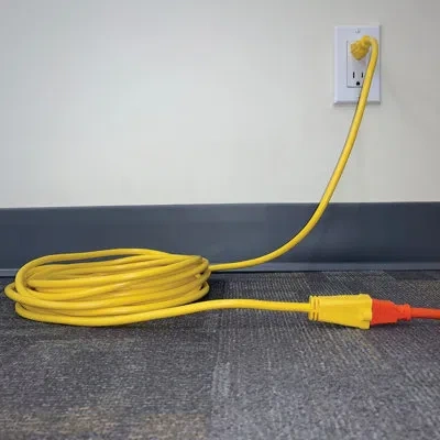 Stanley ® Grounded Power Outdoor Extension Cord, 15-ft., Yellow