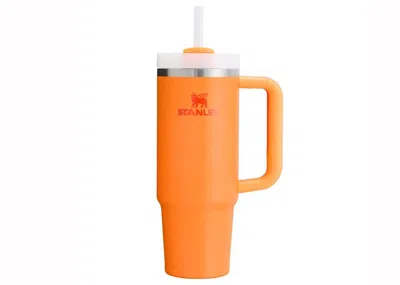 Pre-owned Stanley Heat Wave Exclusive Collection Flowstate Quencher 30oz Tumbler In Goldenrod