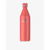 Stanley Hot Coral Gloss All Day Slim Stainless-steel Bottle 600ml In Orange