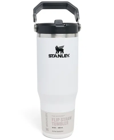 Stanley Iceflow Flip Straw Tumbler (30 Oz) From Finish Line In Chalk