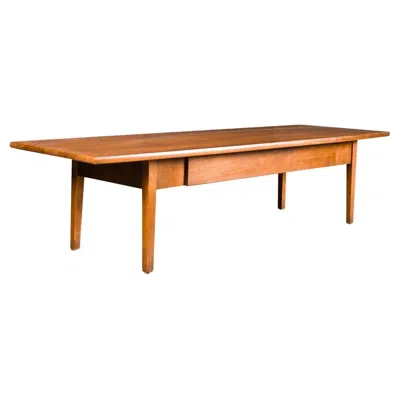 Pre-owned Stanley Mid Century Coffee Table With Drawer  Furniture In Brown