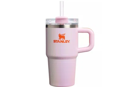 Pre-owned Stanley New Frequency Collection Flowstate Quencher 20oz Tumbler In Rose Petal Shimmer