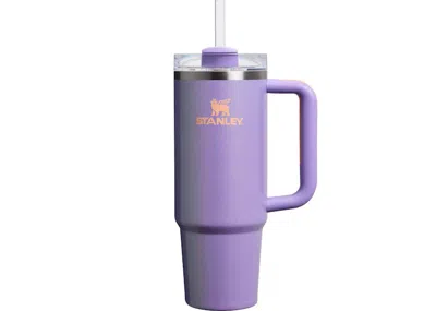 Pre-owned Stanley New Frequency Collection Flowstate Quencher 30oz Tumbler In Periwinkle Shimmer In Purple