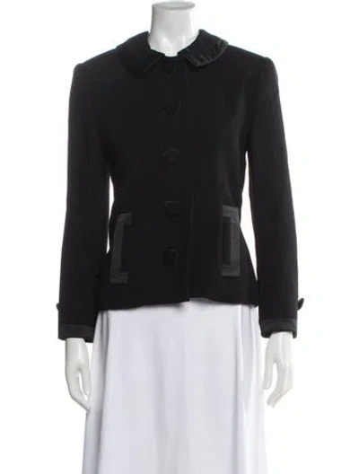 Pre-owned Stanley Platos Martin Ross Wool Evening Jacket In Gray