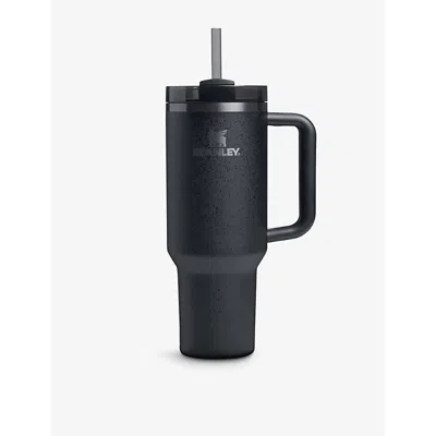 Stanley Quencher H2.0 Flowstate Recycled Stainless-steel Bottle 1.18l In Black Moon