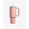 Stanley Peach Rose Quencher H2.0 Flowstate™ Stainless-steel Bottle 1.18l In Pink