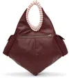 Stanley Raffington Burgundy Curve Tote In Burgundy