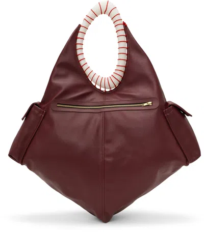 Stanley Raffington Burgundy Curve Tote