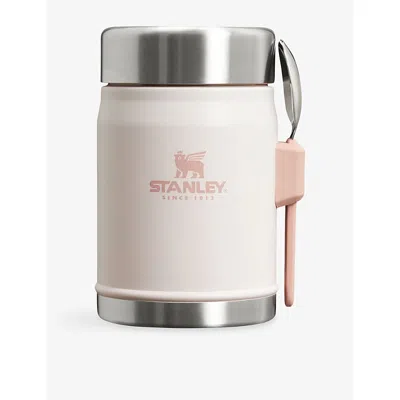 Stanley Rose Quartz Classic Legendary Stainless-steel Food Jar And Spork 0.4l In Pink