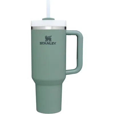 Stanley Steel Vacuum Insulated Tumbler With Lid And Straw In Brown