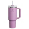 Stanley Steel Vacuum Insulated Tumbler With Lid And Straw In Blue