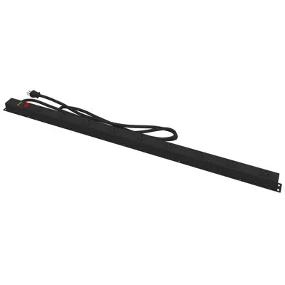 Stanley ® Surgemax Pro 9-ac Outlet Straight Plug Surge Protector Power Bar, 6-ft., Black